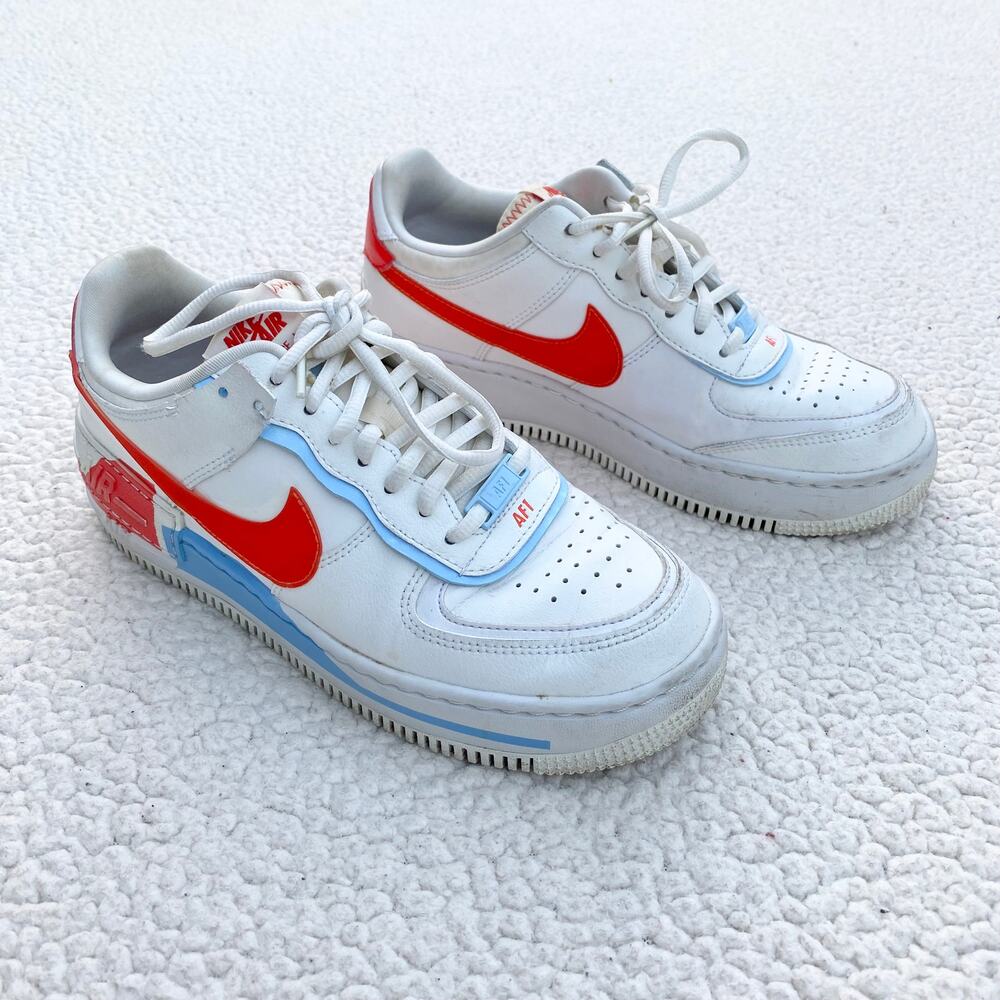 Nike Air Force 1 Limited Edition Shadow SE 'Team Orange Blue' Shoes